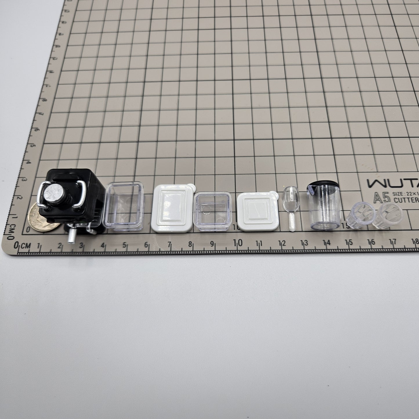 A Modern Espresso & Kitchen Storage Miniature Set