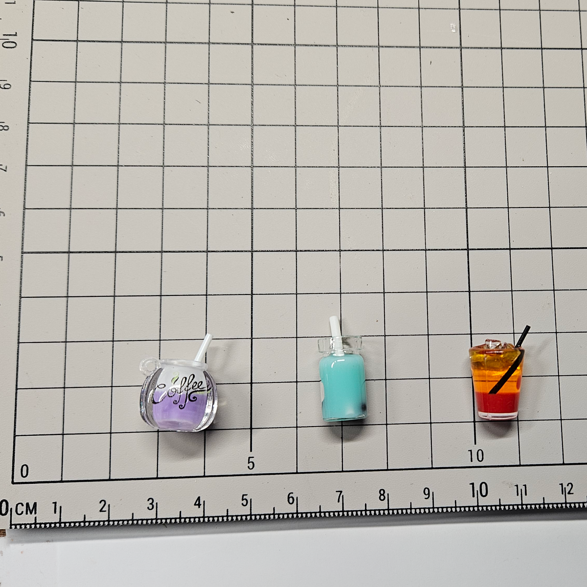Coffee, Bubble Tea & Colorful Drinks Set | Dollhouse Café Accessories