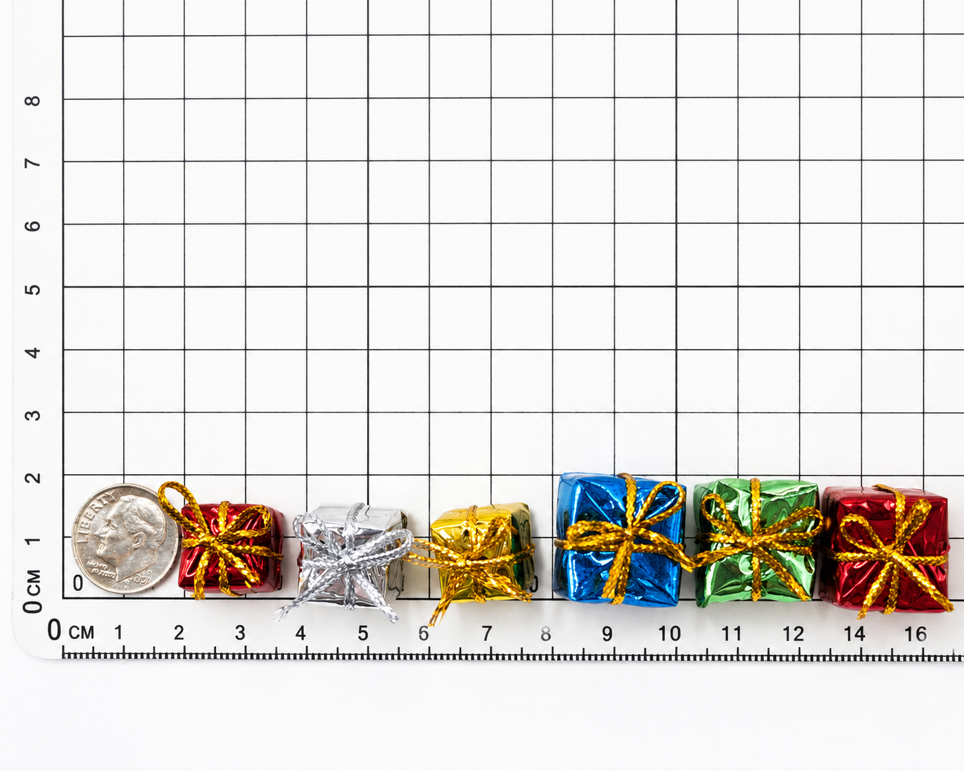 Festive Foil Miniature Gift Box Set (6-Piece)