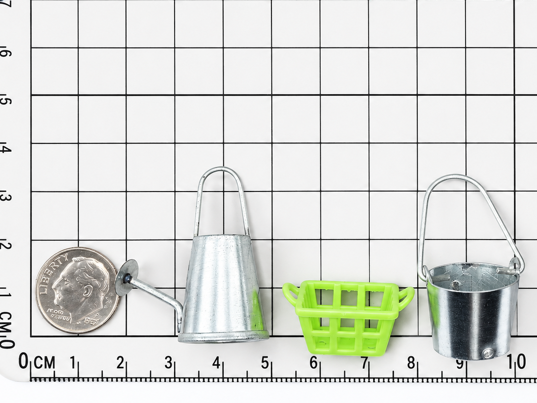 Rustic Garden Utility & Watering Can Set