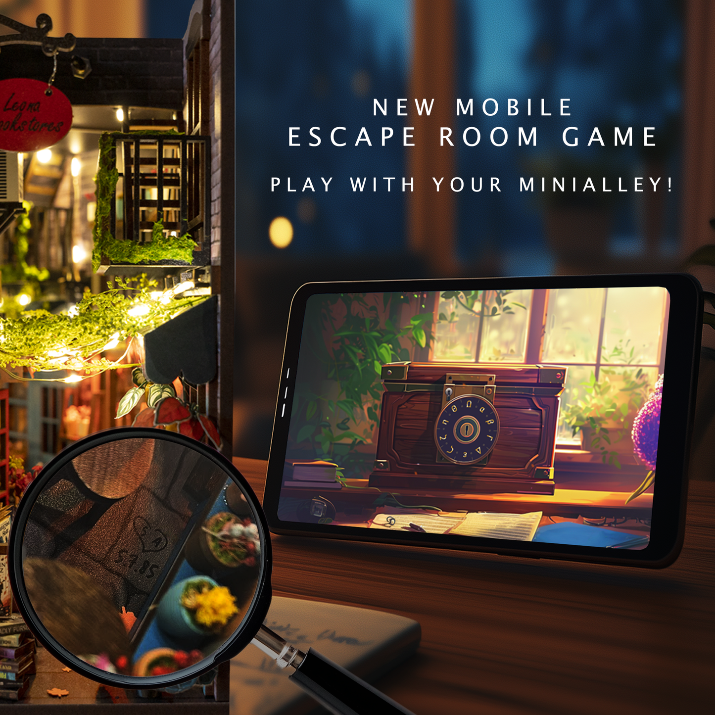 Dreamy MiniAlley - Booknook DIY kit