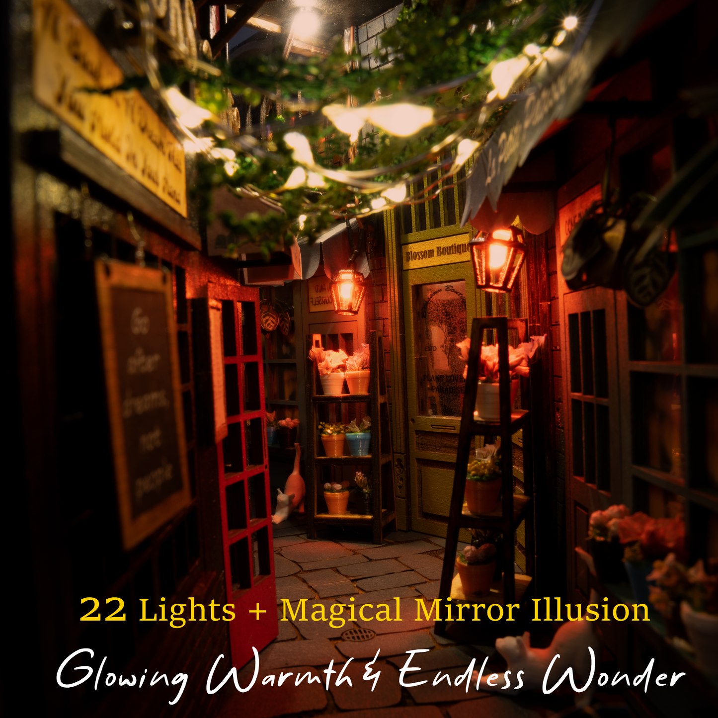 Dreamy MiniAlley - Booknook DIY kit