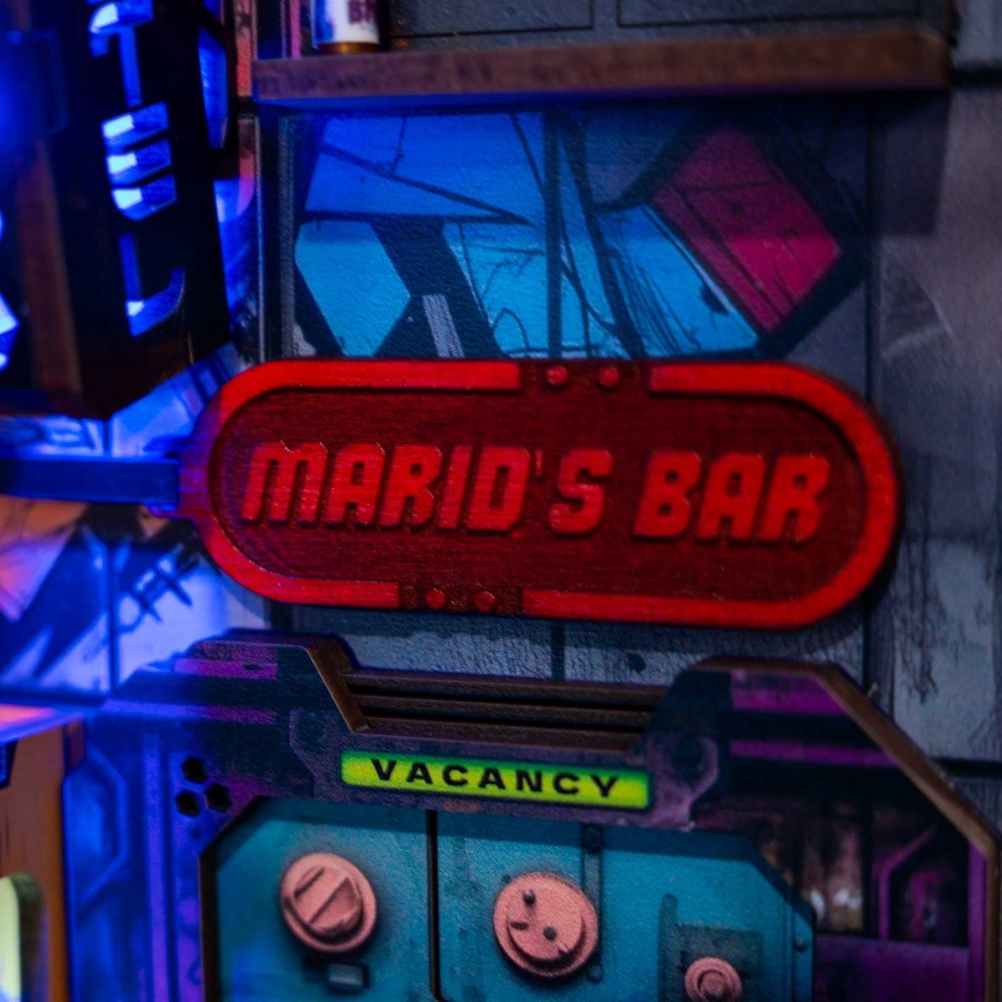 Neo Ramen MiniAlley – A Cyberpunk DIY Diorama Booknook