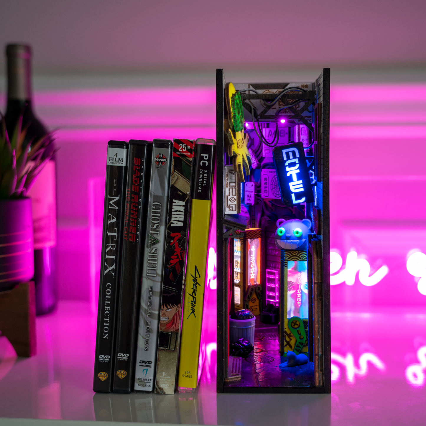 Cyberpunk MiniAlley Booknook