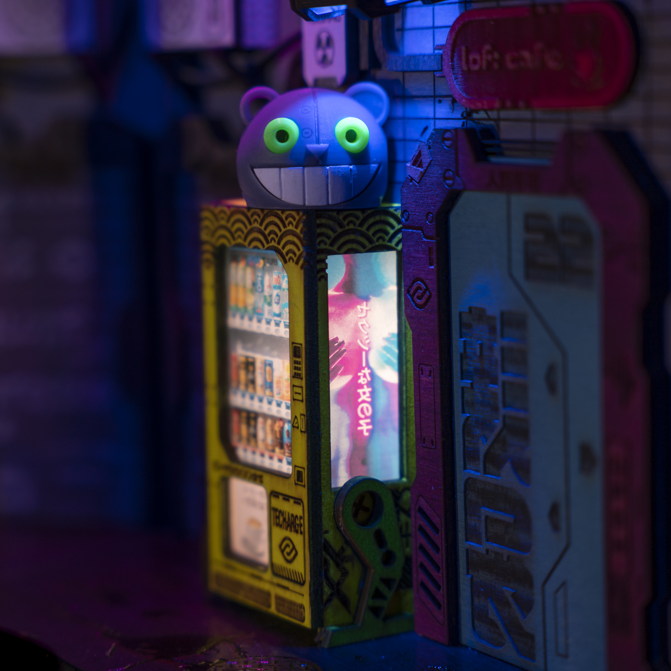 Cyberpunk MiniAlley Booknook