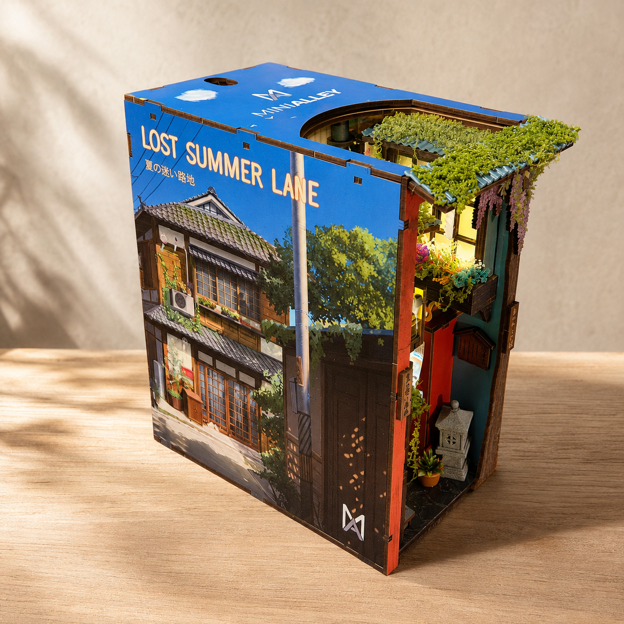 Lost Summer Lane DIY Japanese Book Nook Kit | MiniAlley | Pre-Order