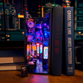 Neon Ramen MiniAlley Cyberpunk DIY Book Nook Kit, Scale Model Kit,  Japanese Ramen Shop Miniature Scene
