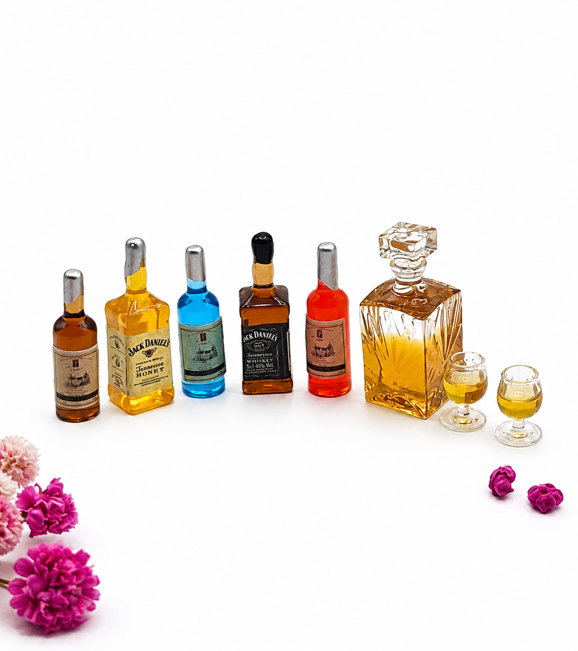 Vintage Whiskey Study & Decanter Set