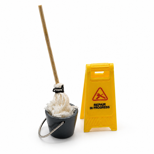 Janitorial Clean-Up & Maintenance Miniature Set