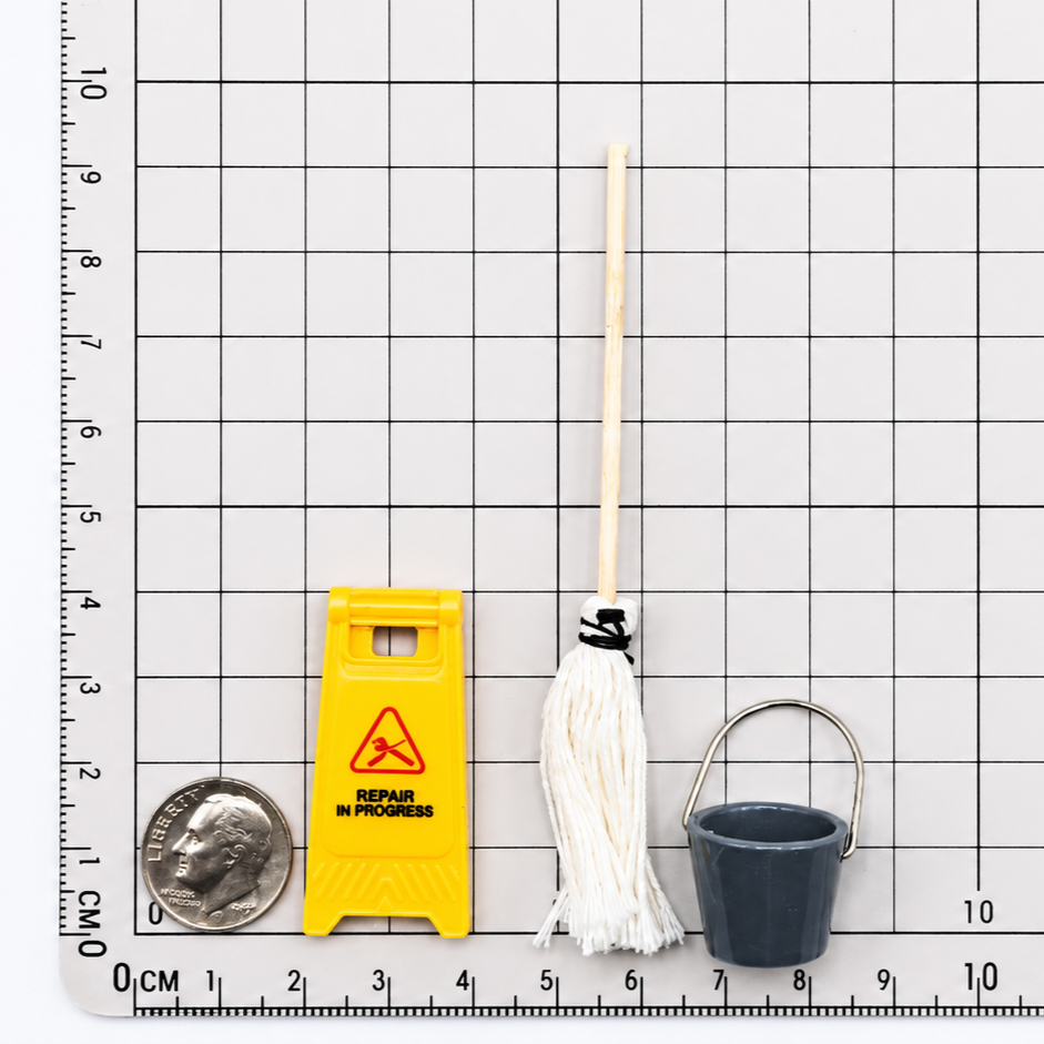 Janitorial Clean-Up & Maintenance Miniature Set