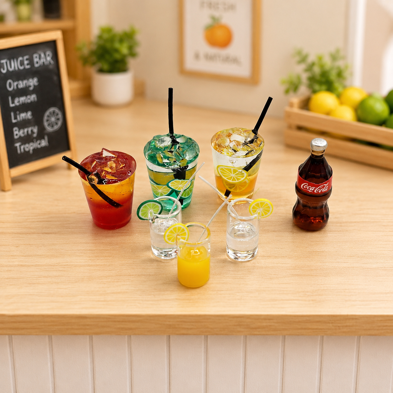 Summer Refreshment Iced Drink & Cola Set (7-Piece)