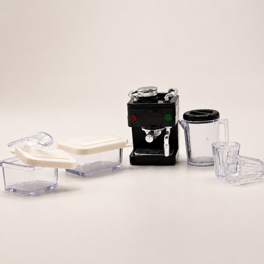 A Modern Espresso & Kitchen Storage Miniature Set