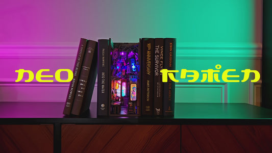 Neo Ramen MiniAlley – A Cyberpunk DIY Diorama Booknook-PreOrder