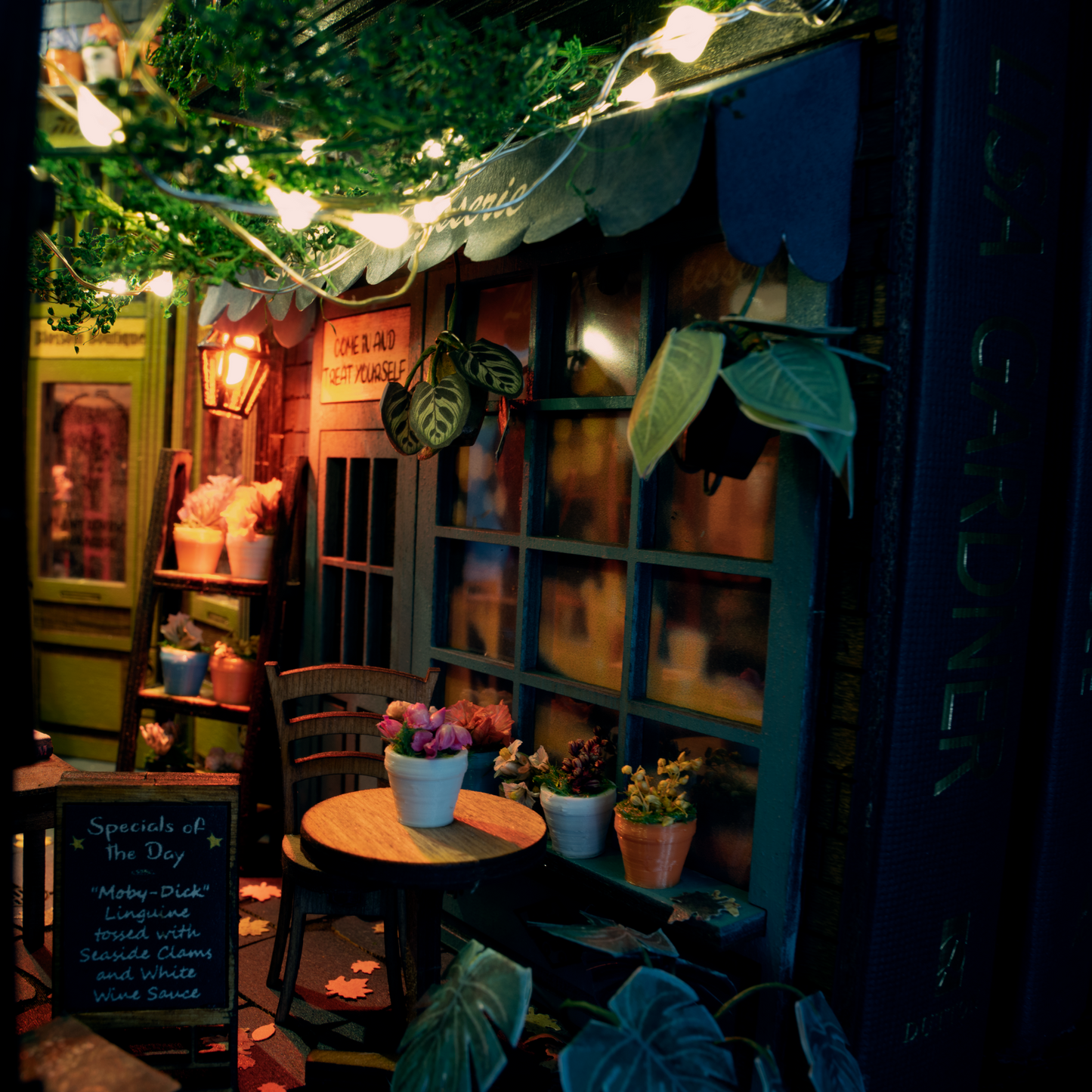 Dreamy MiniAlley DIY Book Nook Kit, Scale Model, Magical Miniature Alley Bookshelf Insert