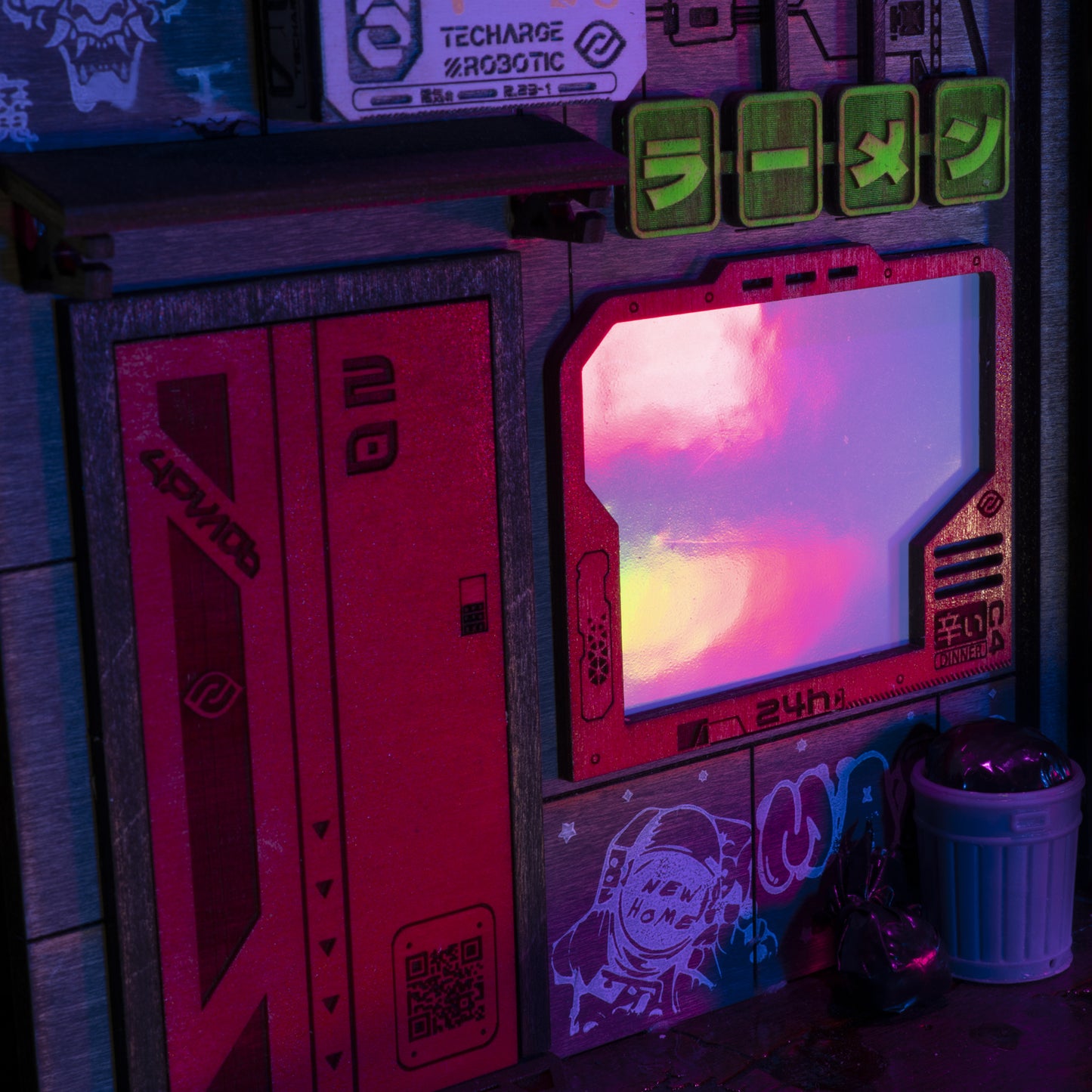 Cyberpunk MiniAlley Booknook